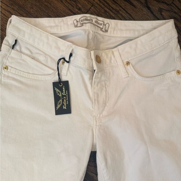 NWT ROBIN'S NAT SKINNY WOMENS SKINNY JEANS IN WHITE-LL18 - Picture 4 of 11